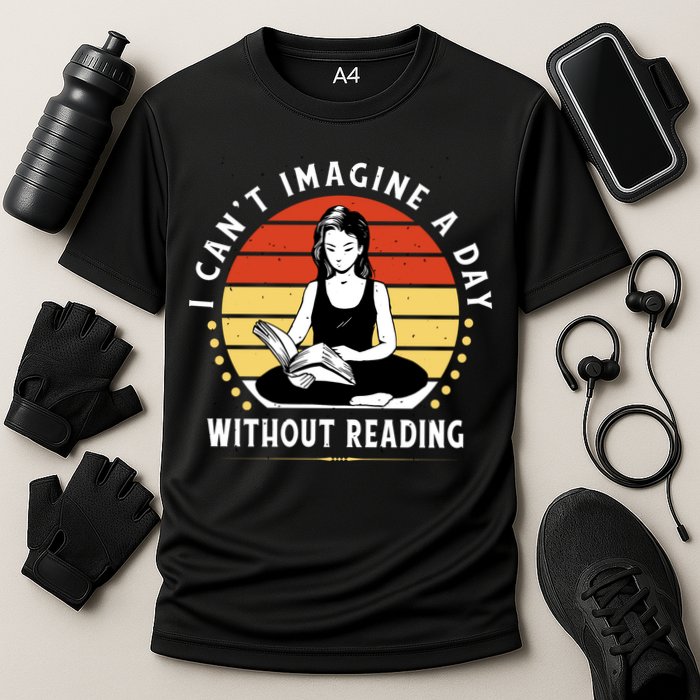 I Can't Imagine My Day Without Reading Performance Shirt