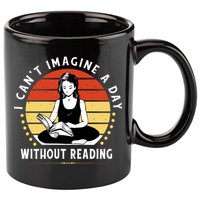 I Can't Imagine My Day Without Reading 11oz C Handle Ceramic Mug