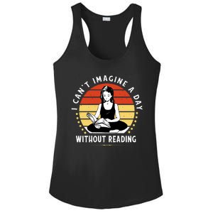 I Can't Imagine My Day Without Reading Ladies PosiCharge Competitor Racerback Tank