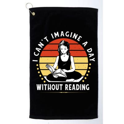 I Can't Imagine My Day Without Reading Golf Towel