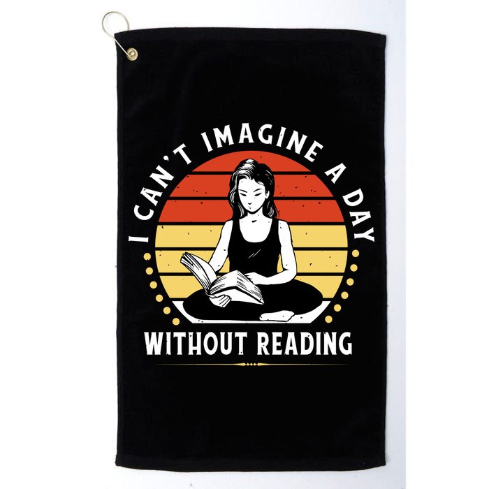 I Can't Imagine My Day Without Reading Golf Towel