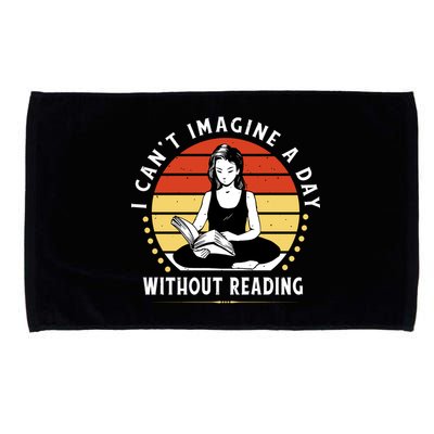 I Can't Imagine My Day Without Reading Microfiber Hand Towel