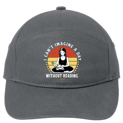 I Can't Imagine My Day Without Reading 7-Panel Snapback Hat