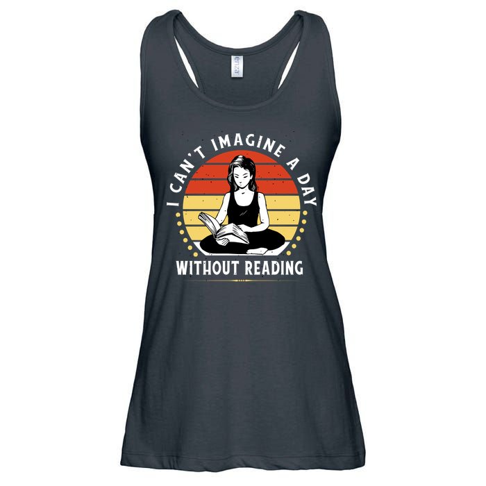 I Can't Imagine My Day Without Reading Ladies Essential Flowy Tank