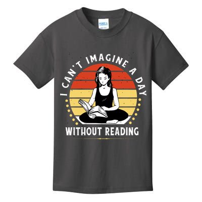 I Can't Imagine My Day Without Reading Kids T-Shirt