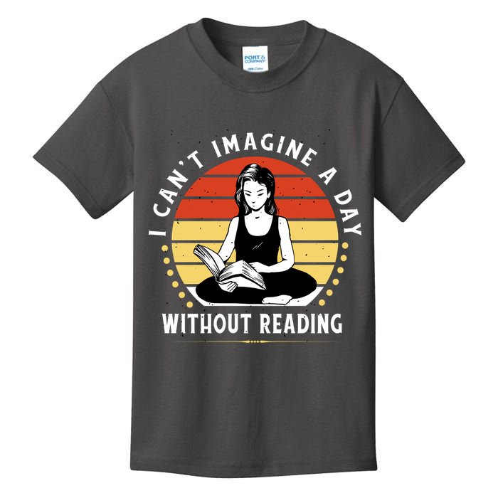I Can't Imagine My Day Without Reading Kids T-Shirt