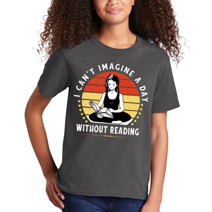 I Can't Imagine My Day Without Reading Kids T-Shirt
