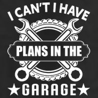 I Cant I Have Plans In The Garage 7 Panel Mesh Trucker Snapback Hat