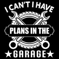 I Cant I Have Plans In The Garage 16 in Basic Backpack