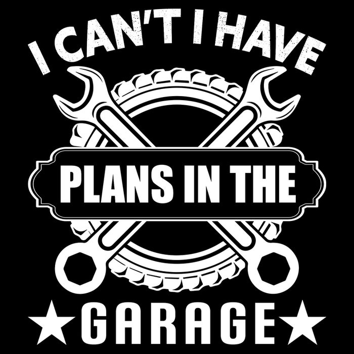 I Cant I Have Plans In The Garage 16 in Basic Backpack