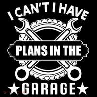 I Cant I Have Plans In The Garage Sustainable Knit Beanie