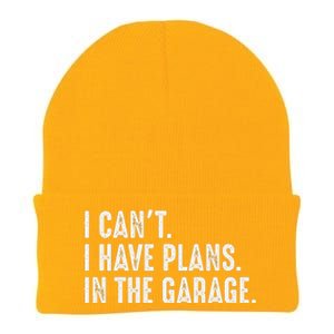 I Cant I Have Plans In The Garage Car Mechanic Knit Cap Winter Beanie