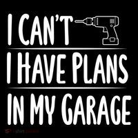 I Can't I Have Plans In My Garage Gift Flatbill Hat