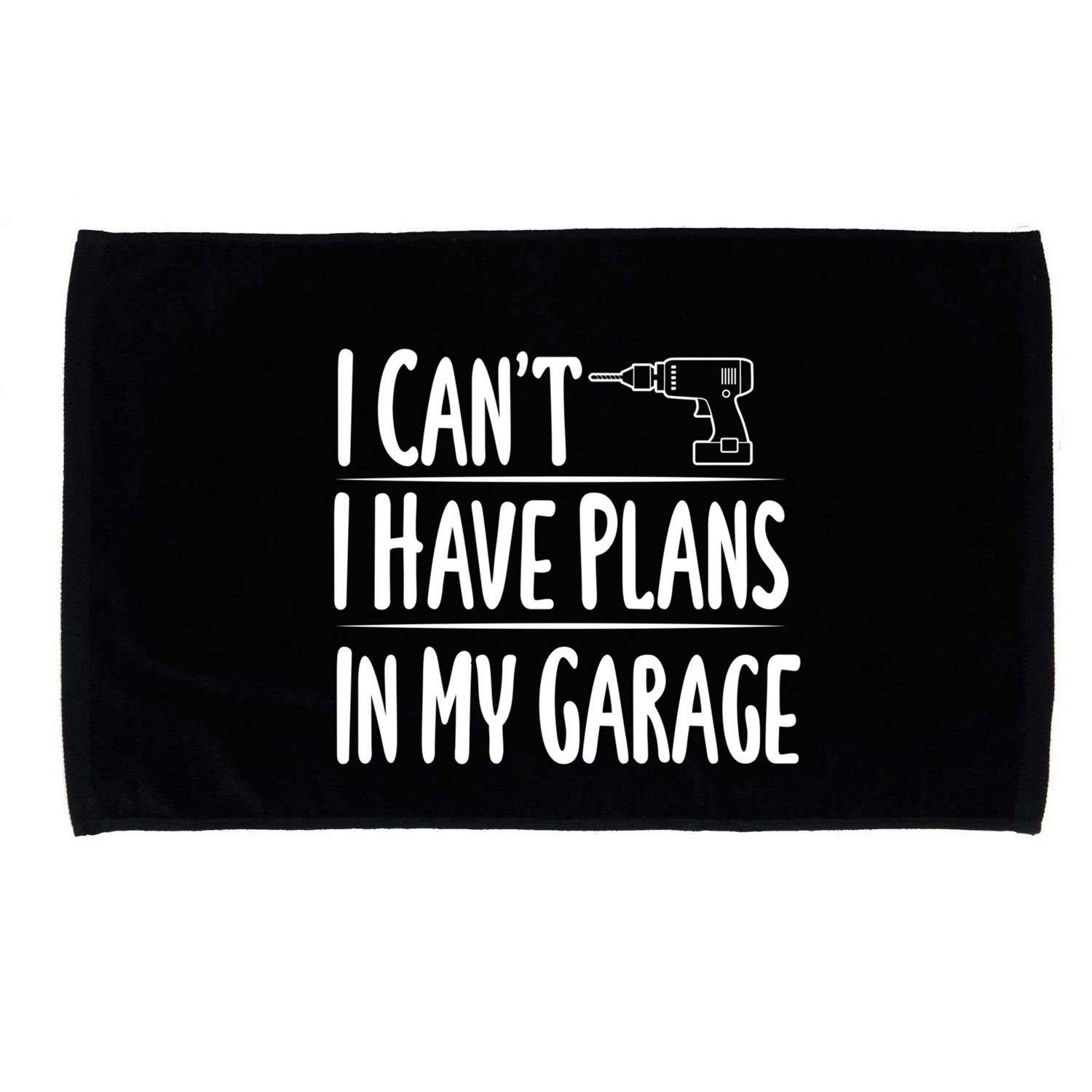 I Can't I Have Plans In My Garage Gift Microfiber Hand Towel