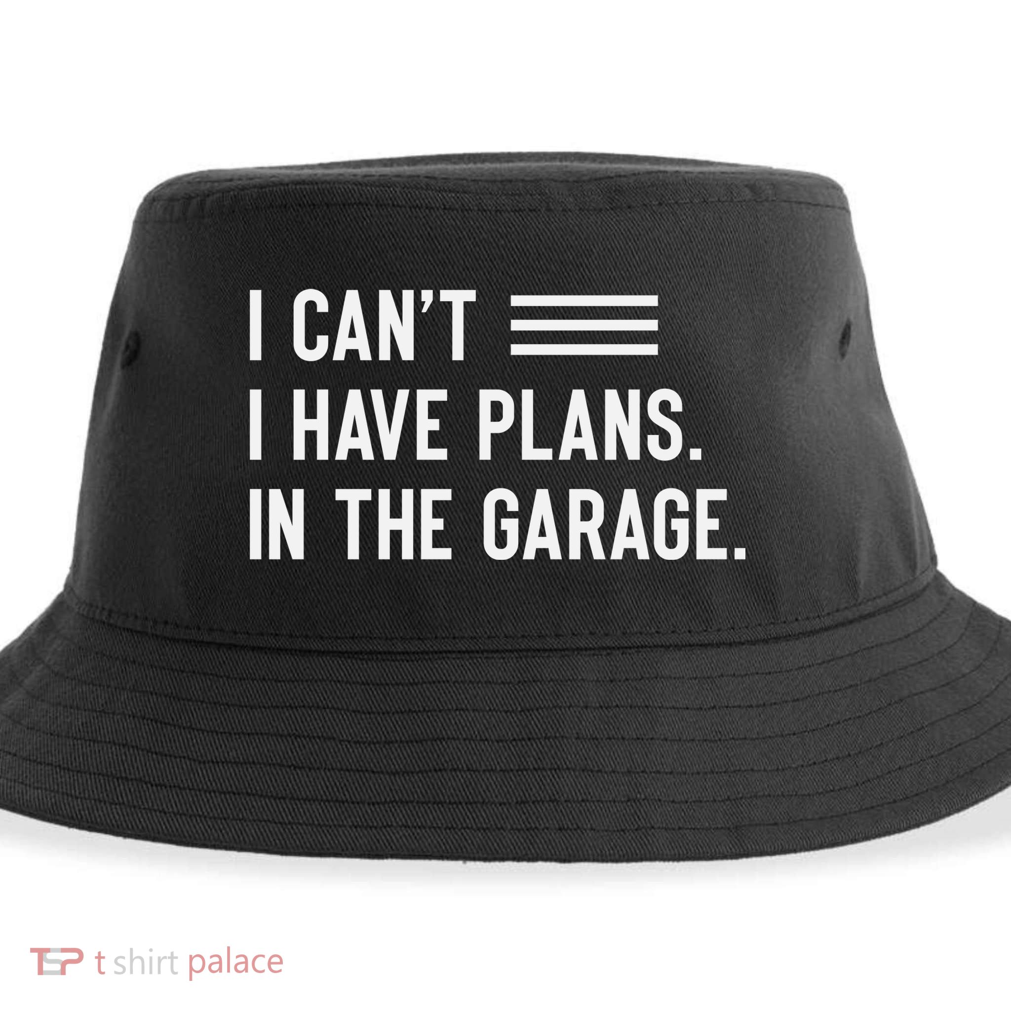I Cant I Have Plans In The Garage Car Mechanic Sustainable Bucket Hat