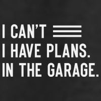 I Cant I Have Plans In The Garage Car Mechanic Golf Towel