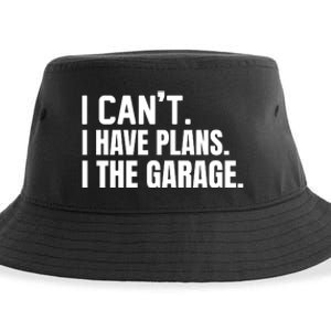 I Can’t I Have Plans In The Garage Car Sustainable Bucket Hat