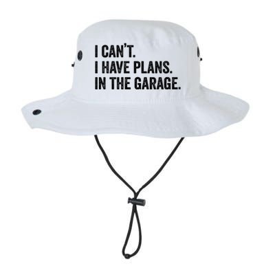 I Can't I Have Plans In The Garage Car Mechanic Funny Cute Gift Legacy Cool Fit Booney Bucket Hat