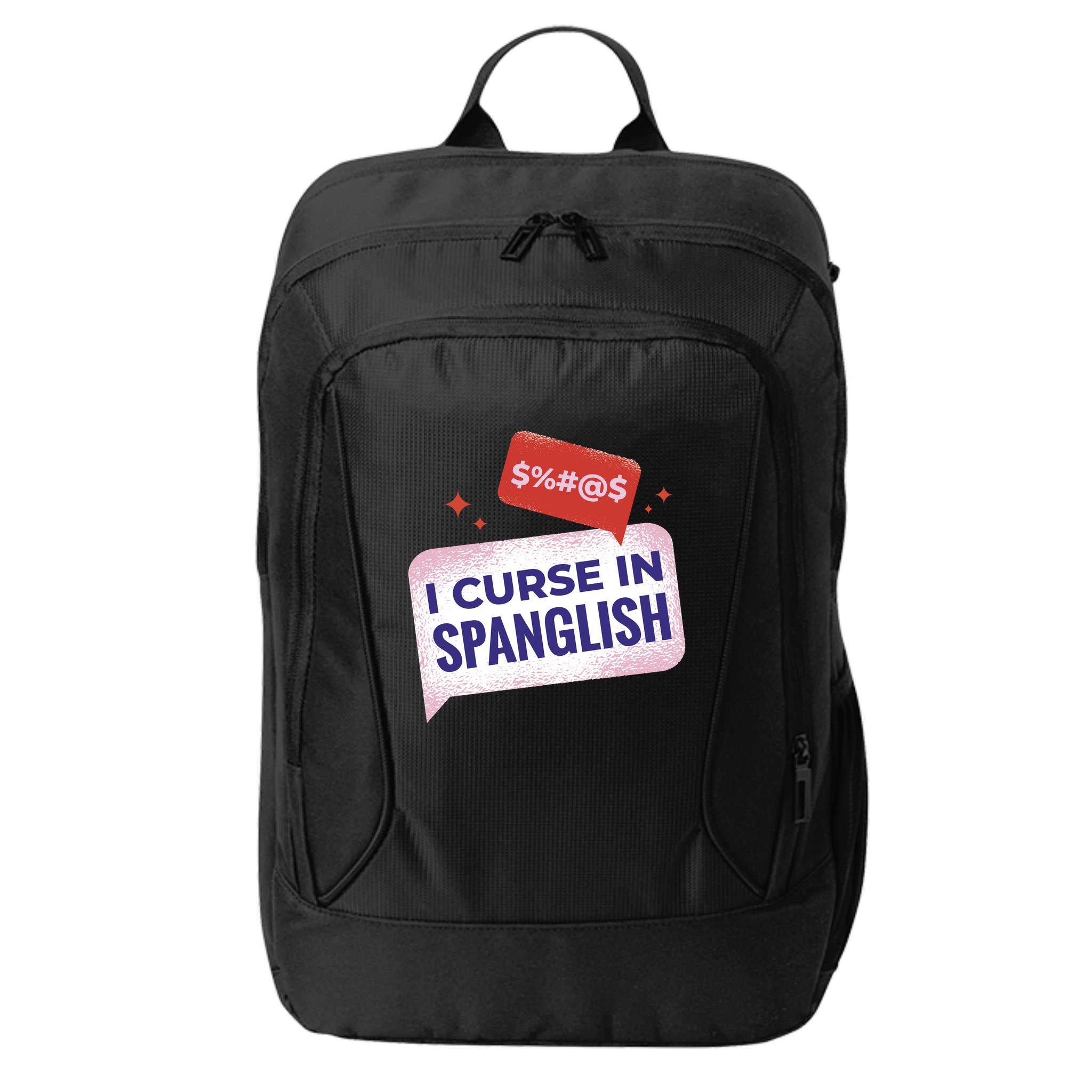 I Curse In Spanglish Funny Spanish City Backpack