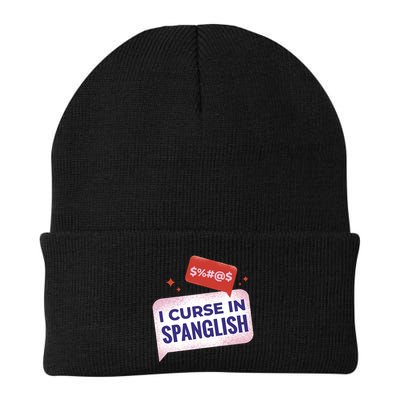 I Curse In Spanglish Funny Spanish Beanie