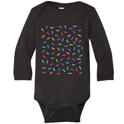 Ice Cream  Ice Cream Lover Tee Ice Cream Sprinkles Baby Long Sleeve Bodysuit