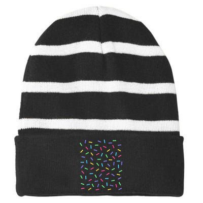 Ice Cream  Ice Cream Lover Tee Ice Cream Sprinkles Striped Beanie with Solid Band