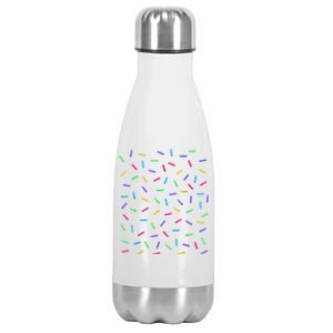 Ice Cream  Ice Cream Lover Tee Ice Cream Sprinkles Stainless Steel Insulated Water Bottle