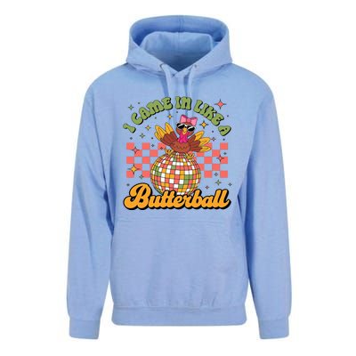 I Came In Like A Butterball Funny Turkey Disco Thanksgiving Unisex Surf Hoodie