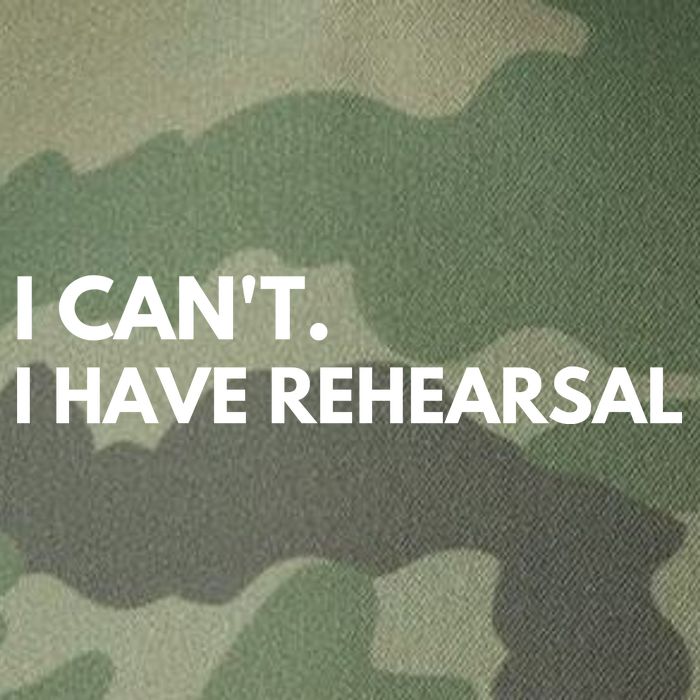 I Can't I Have Rehearsal Legacy Tie Dye Trucker Hat