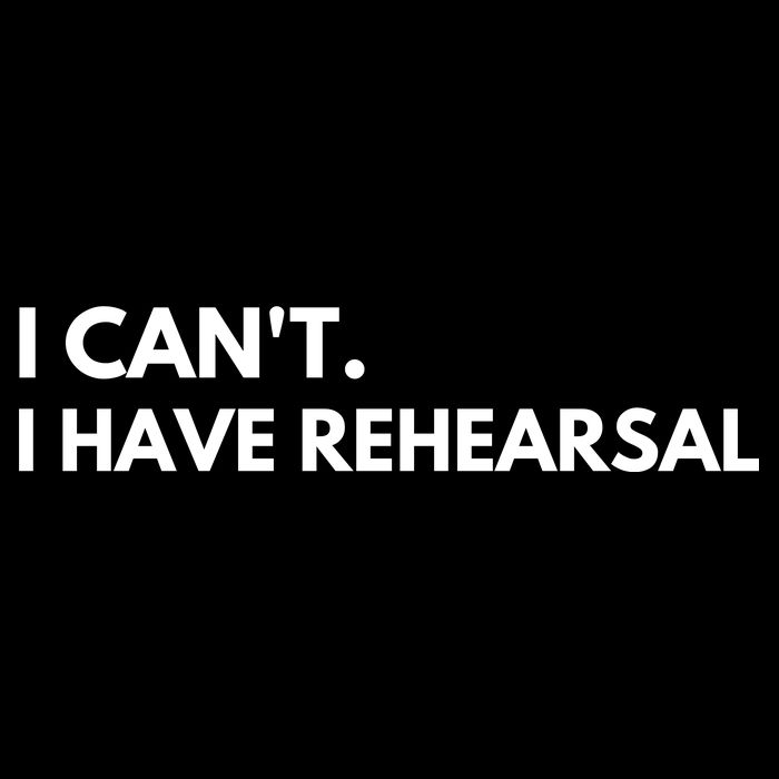 I Can't I Have Rehearsal Doggie Tank