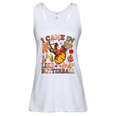 I Came In Like A Butterball Thanksgiving Turkey Ladies Essential Flowy Tank