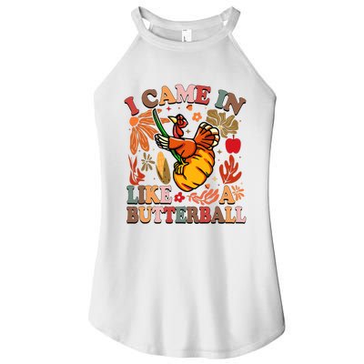 I Came In Like A Butterball Thanksgiving Turkey Women’s Perfect Tri Rocker Tank