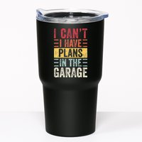 I Cant I Have Plans In The Garage Funny Car Mechanic Retro Tumbler