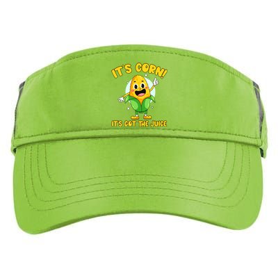 ItS Corn! It Has The Juice Meme Funny Cute Corn Song Gift Adult Drive Performance Visor