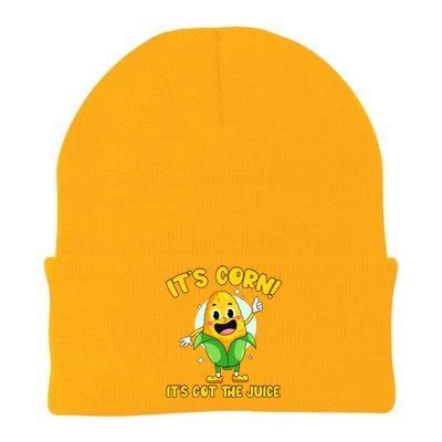 ItS Corn! It Has The Juice Meme Funny Cute Corn Song Gift Knit Cap Winter Beanie