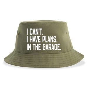 I Cant I Have Plans In The Garage Fathers Day Car Mechanics Gift Sustainable Bucket Hat