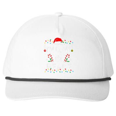 I Come In Peace IM Peace Matching Ugly Christmas Sweater Snapback Five-Panel Rope Hat