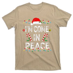 I Come In Peace IM Peace Matching Ugly Christmas Sweater T-Shirt