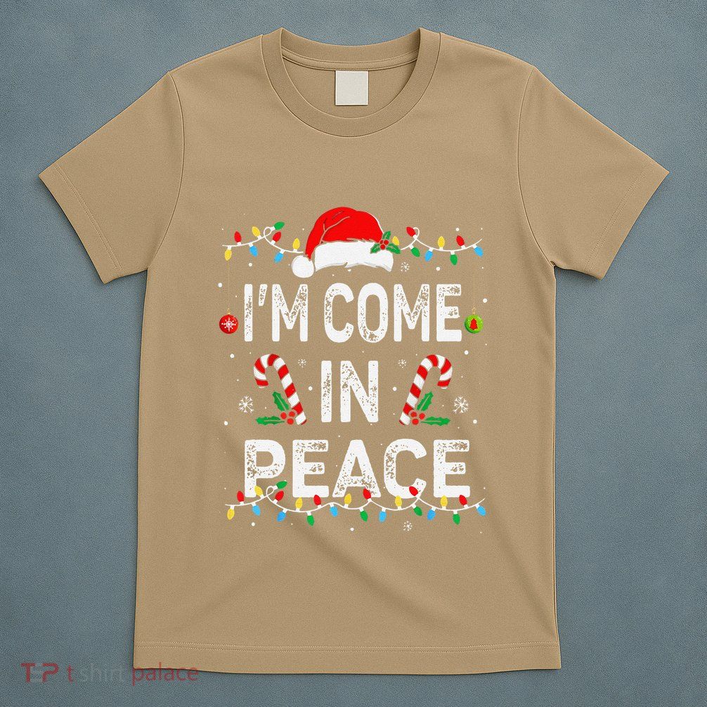 I Come In Peace IM Peace Matching Ugly Christmas Sweater T-Shirt