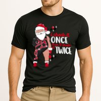 I Check It Once Then I Check It Twice Santa 1989 Christmas Sweatshirt Cooling Performance Crew T-Shirt