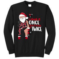 I Check It Once Then I Check It Twice Santa 1989 Christmas Sweatshirt Sweatshirt