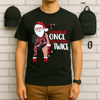 I Check It Once Then I Check It Twice Santa 1989 Christmas Sweatshirt T-Shirt