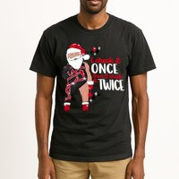 I Check It Once Then I Check It Twice Santa 1989 Christmas Sweatshirt Tall T-Shirt