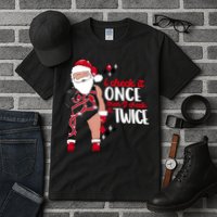 I Check It Once Then I Check It Twice Santa 1989 Christmas Sweatshirt Tall T-Shirt
