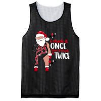 I Check It Once Then I Check It Twice Santa 1989 Christmas Sweatshirt Mesh Reversible Basketball Jersey Tank