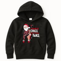 I Check It Once Then I Check It Twice Santa 1989 Christmas Sweatshirt Kids Hoodie