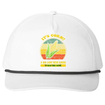 It’s Corn It Has The Juice Funny Corn Lover Trendy Snapback Five-Panel Rope Hat