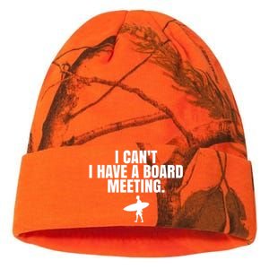 I Can't I Have A Board Meeting Surfing Funny Gift Kati Licensed 12" Camo Beanie