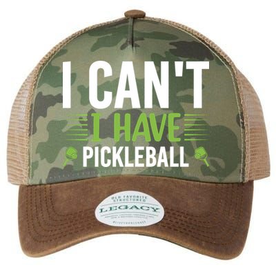 I Can't I Have Pickleball Gift For Pickleball Player Legacy Tie Dye Trucker Hat