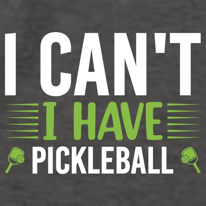 I Can't I Have Pickleball Gift For Pickleball Player Vector Backpack